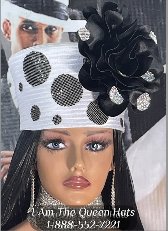 "Elevate your church attire with our elegant small church hats, featuring intricate designs and high-quality craftsmanship. Donna Vinci Queen Church hats
